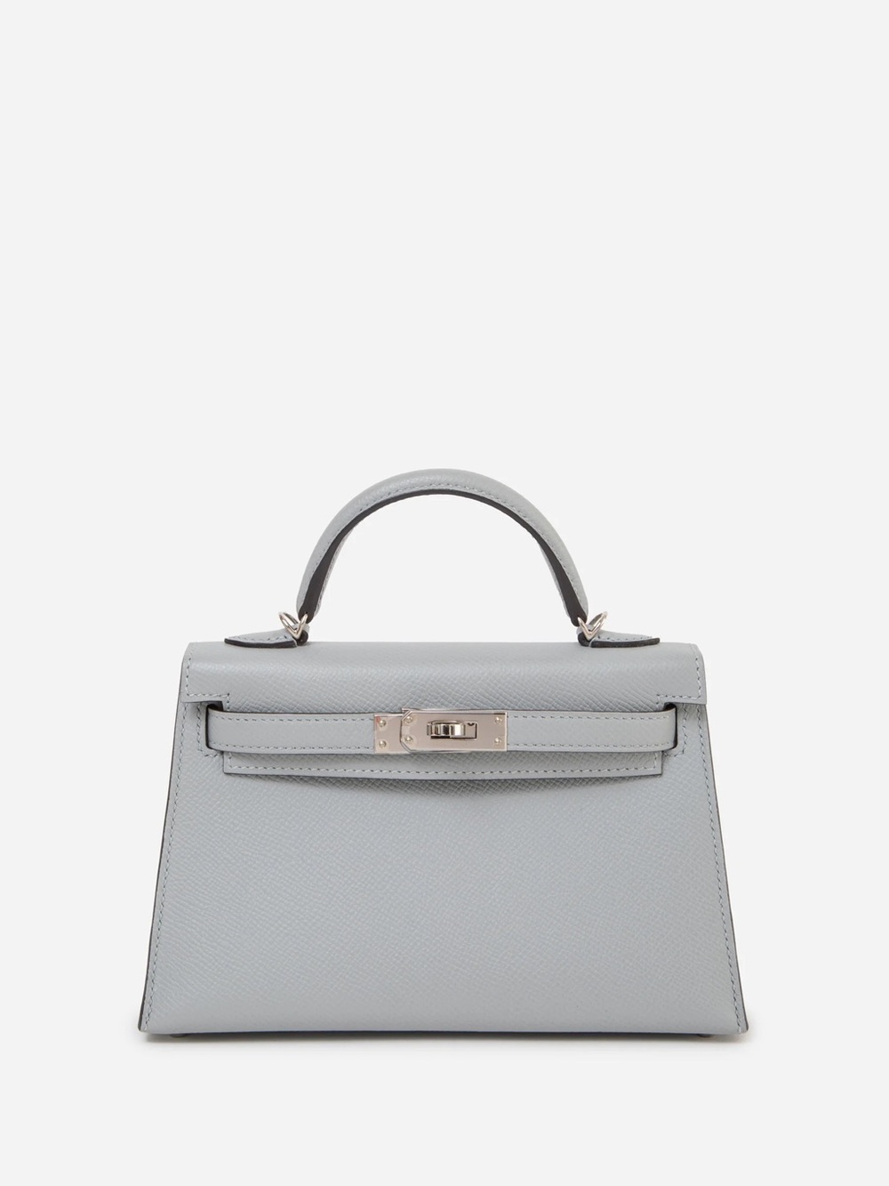 Hermes 2018 Blue Glacier Epsom Leather Mini Kelly 20